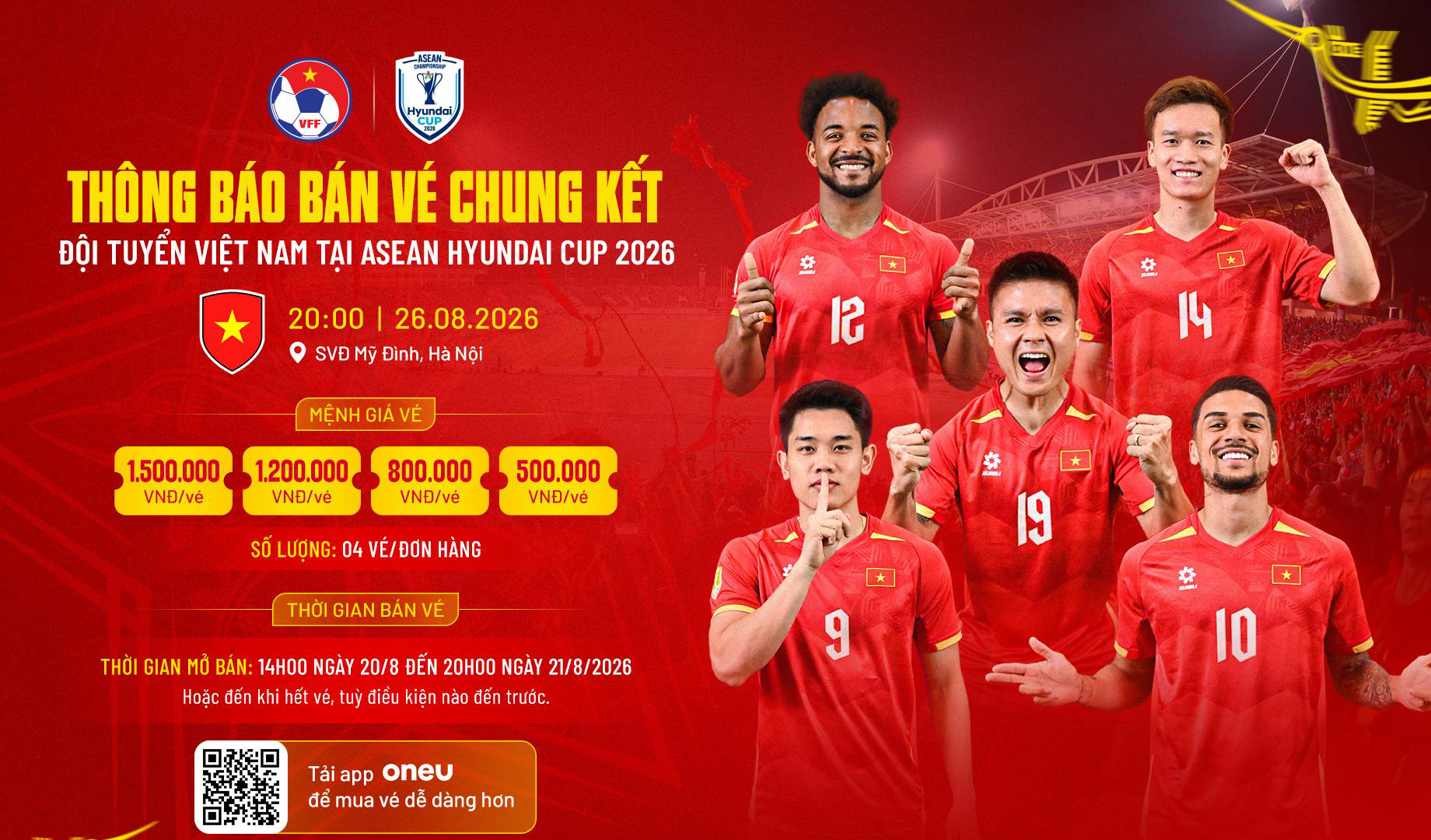 Lịch thi đấu chung kết ASEAN Cup 2026

